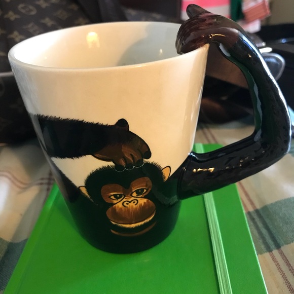 World Market Other - Chimpanzee Coffee Mug Set of Two New World Market Other - Chimpanzee Coffee Mug Set of Two New